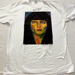 Xena Warrior Princess Painting Medium T-Shirt Signed/Autograph by Renee O’Connor
